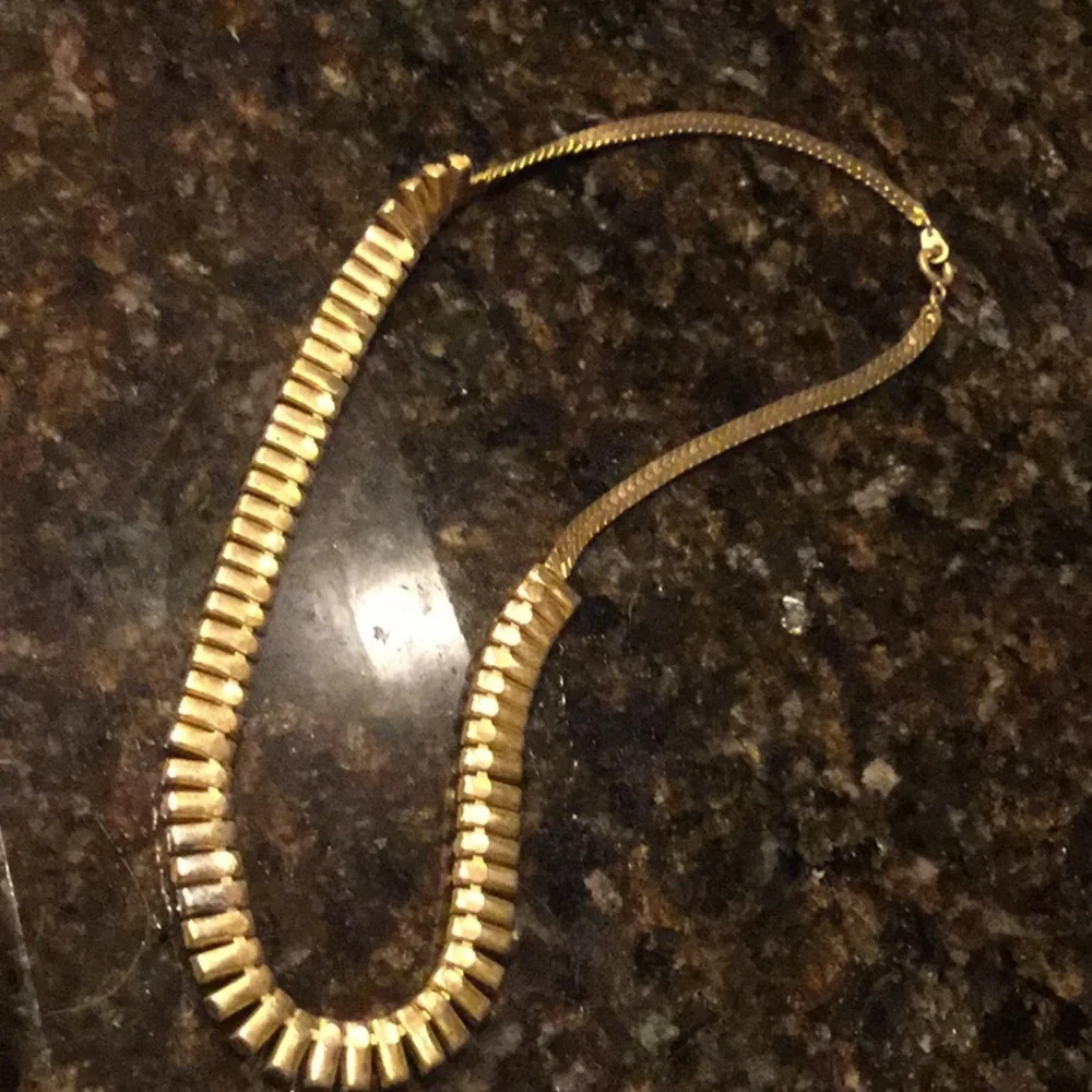 Vintage tennis necklace estate collector baguette Christmas brunch chic date - Picture 8 of 10